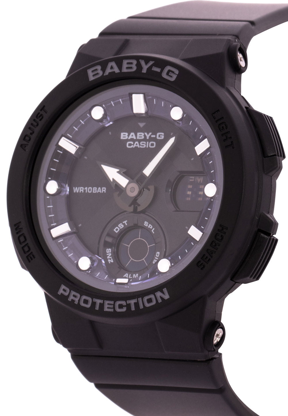 Casio Baby-g BGA-250-1A Digital Analog Rubber Strap Watch For Women-Watch Portal Philippines