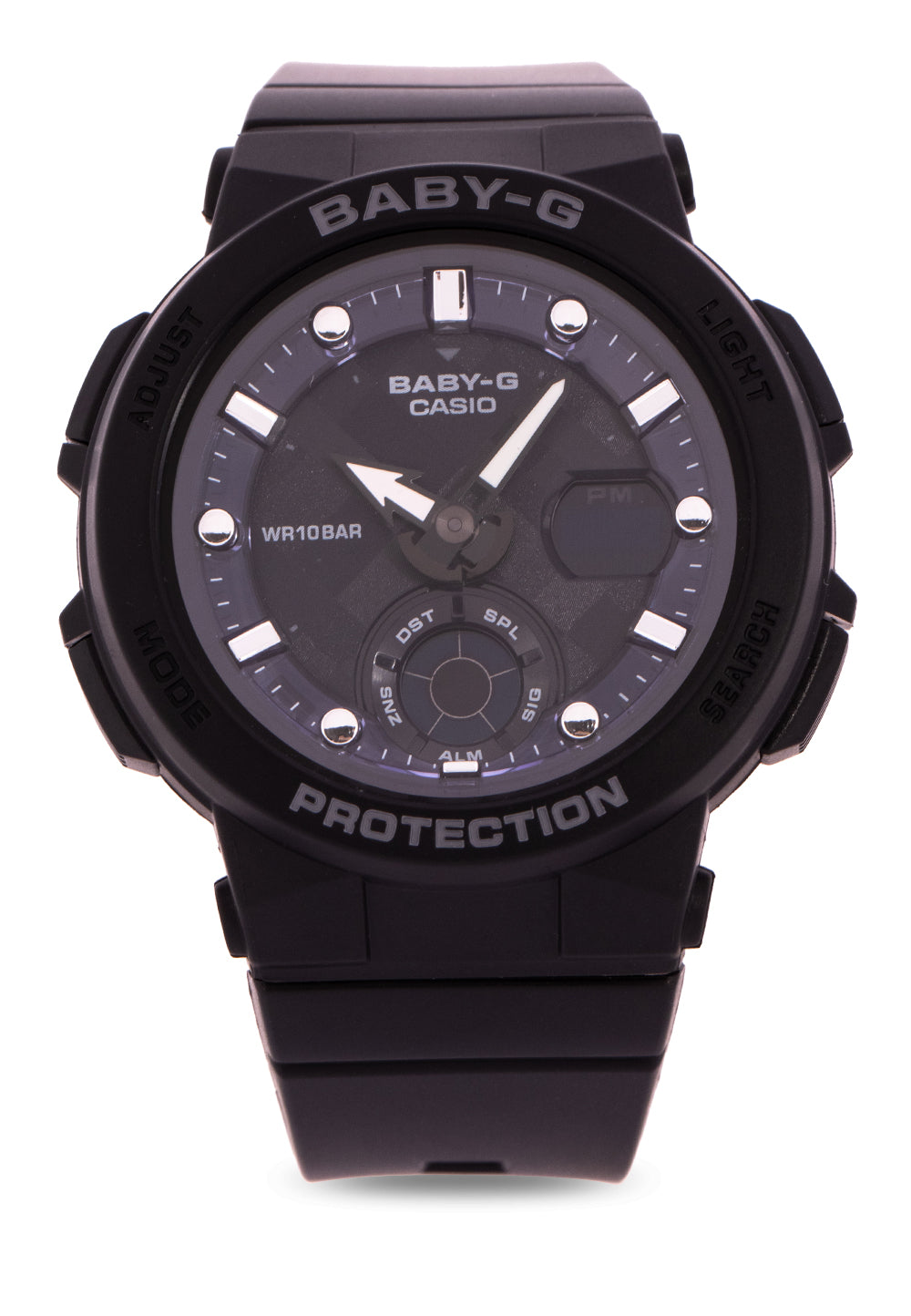 Casio Baby-g BGA-250-1A Digital Analog Rubber Strap Watch For Women-Watch Portal Philippines