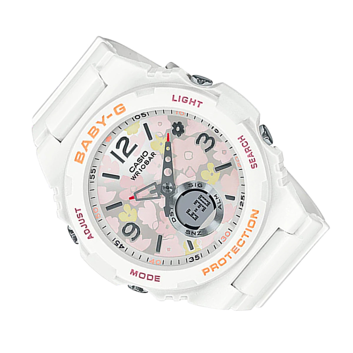 Casio Baby-g BGA-260FL-7A Digital Analog Rubber Strap Watch For Women-Watch Portal Philippines