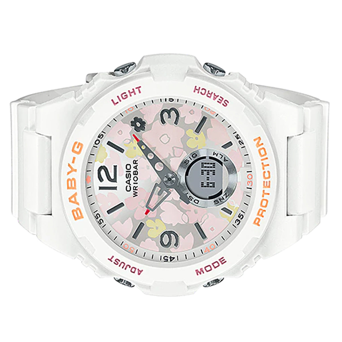 Casio Baby-g BGA-260FL-7A Digital Analog Rubber Strap Watch For Women-Watch Portal Philippines