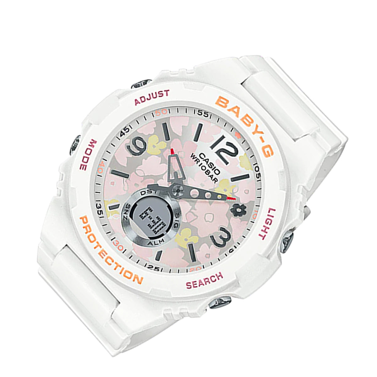 Casio Baby-g BGA-260FL-7A Digital Analog Rubber Strap Watch For Women-Watch Portal Philippines