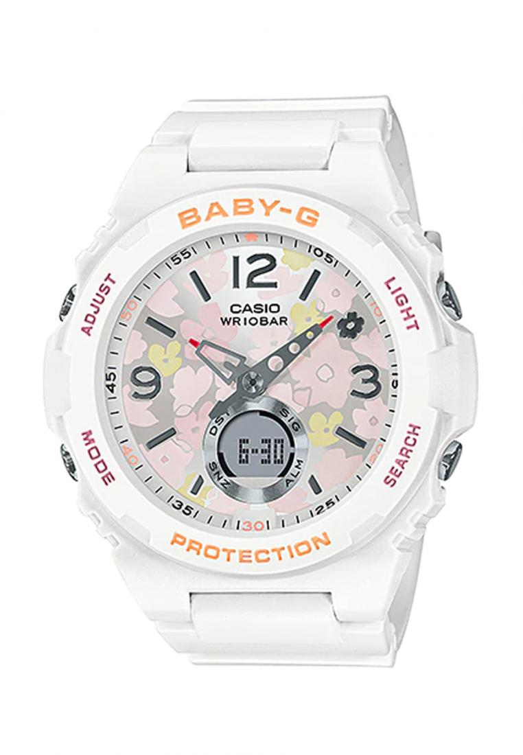 Casio Baby-g BGA-260FL-7A Digital Analog Rubber Strap Watch For Women-Watch Portal Philippines