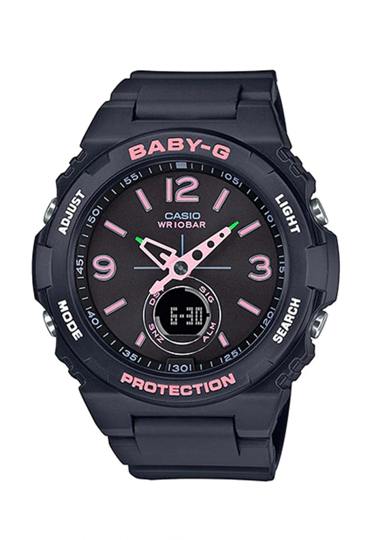 Casio Baby-g BGA-260SC-1A Digital Analog Rubber Strap Watch For Women-Watch Portal Philippines