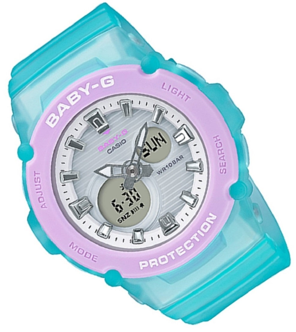 Casio Baby-g BGA-270-2A Digital Analog Rubber Strap Watch For Women-Watch Portal Philippines