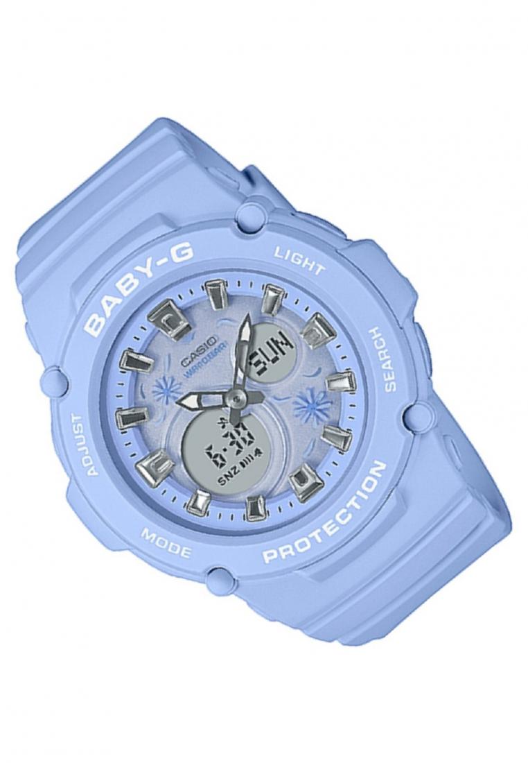 Casio Baby-g BGA-270FL-2A Digital Analog Rubber Strap Watch For Women-Watch Portal Philippines