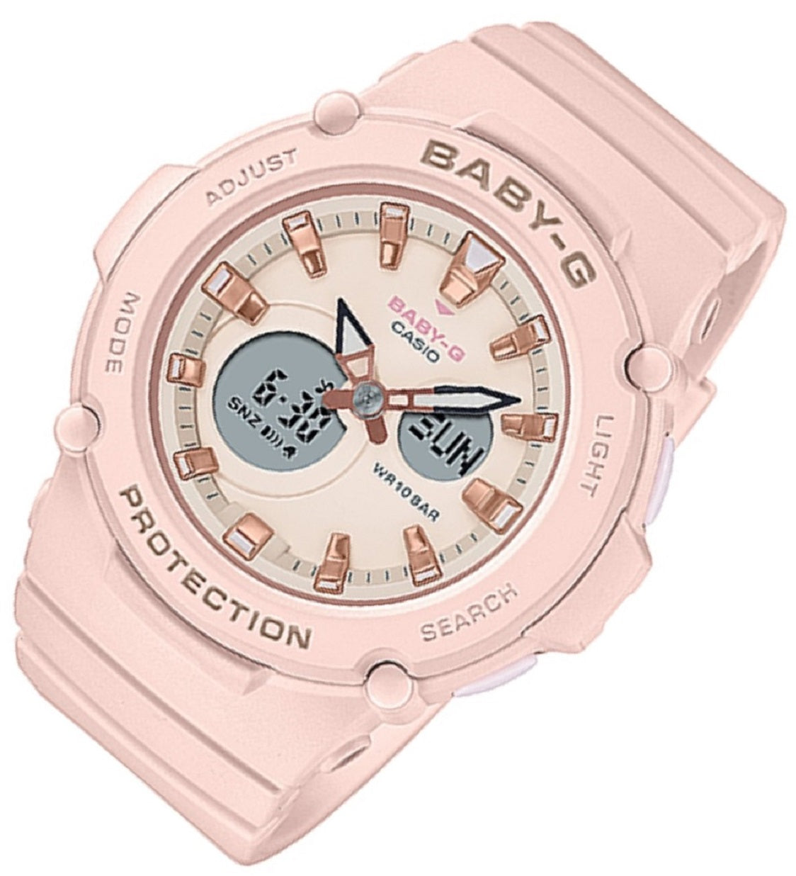 Casio Baby-g BGA-275-4A Digital Analog Rubber Strap Watch For Women-Watch Portal Philippines