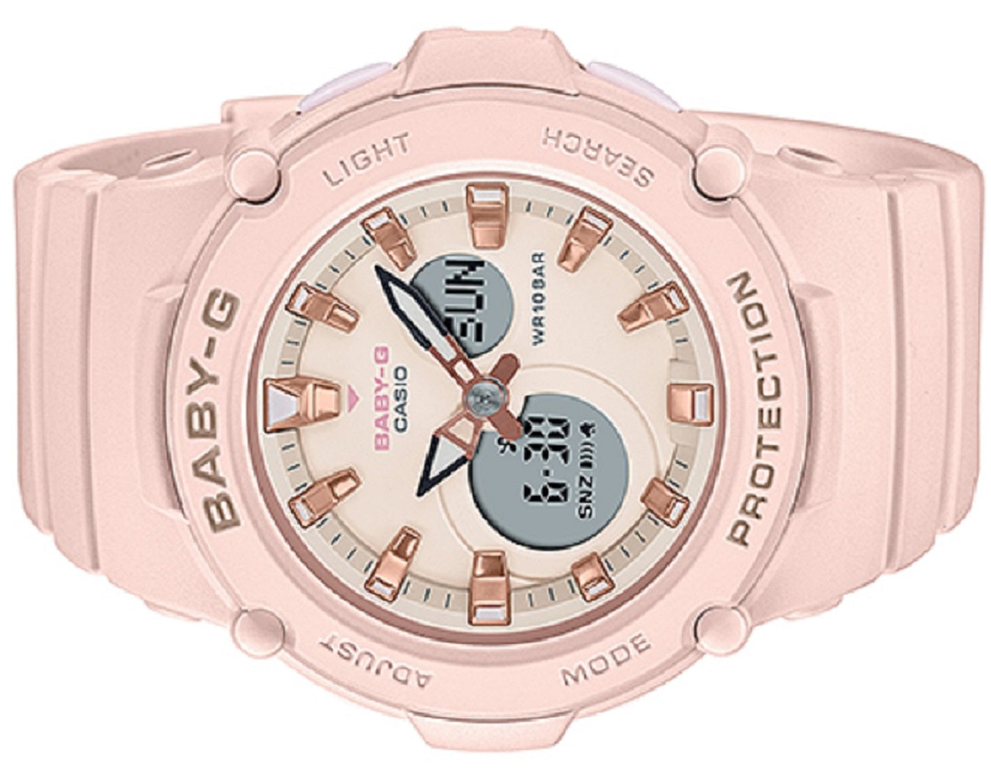 Casio Baby-g BGA-275-4A Digital Analog Rubber Strap Watch For Women-Watch Portal Philippines