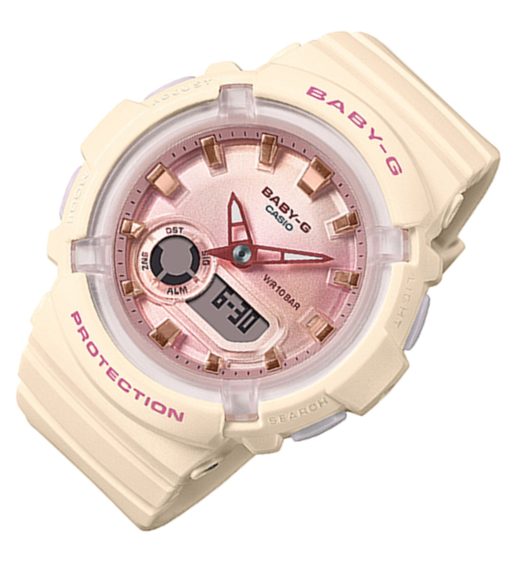 Casio Baby-g BGA-280-4A2 Digital Analog Rubber Strap Watch For Women-Watch Portal Philippines