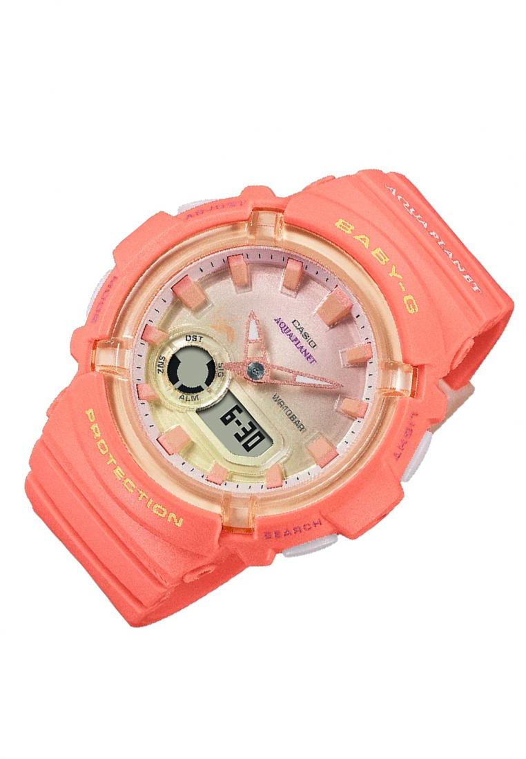 Casio Baby-g BGA-280AQ-4A Digital Analog Rubber Strap Watch For Women-Watch Portal Philippines