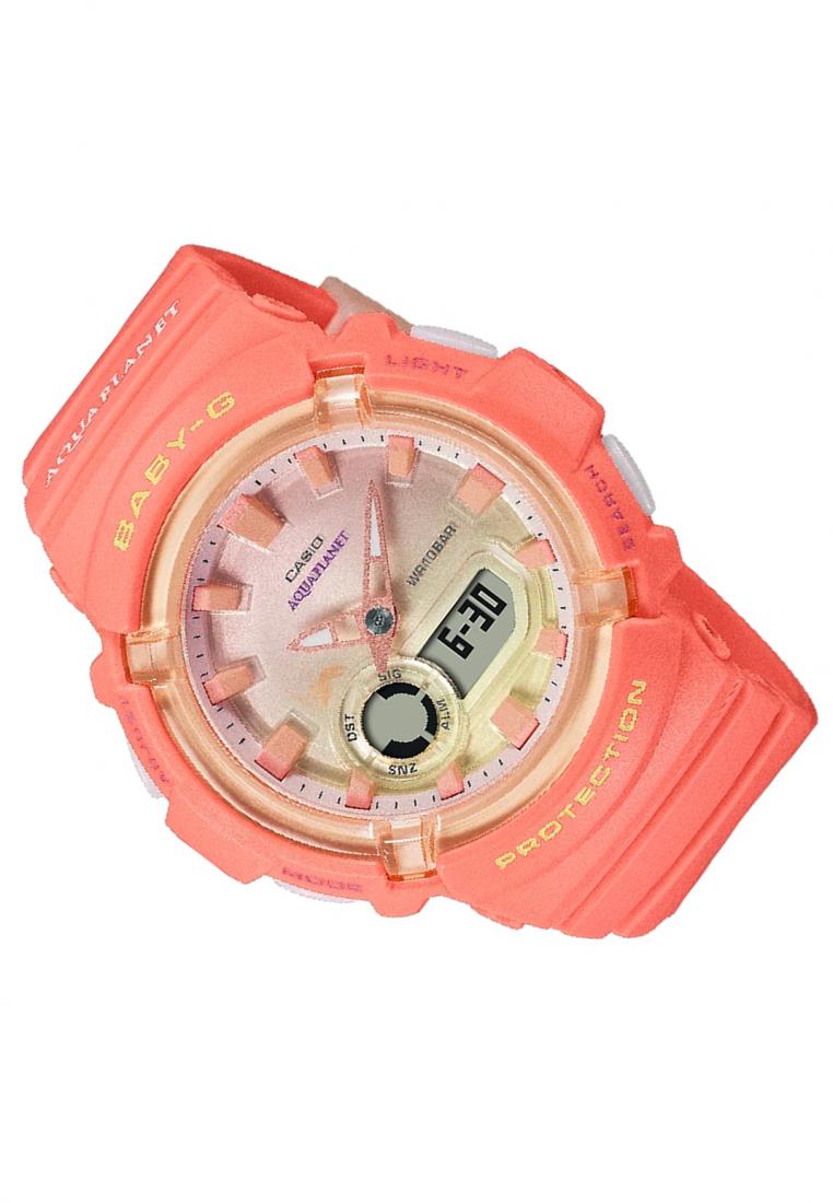 Casio Baby-g BGA-280AQ-4A Digital Analog Rubber Strap Watch For Women-Watch Portal Philippines
