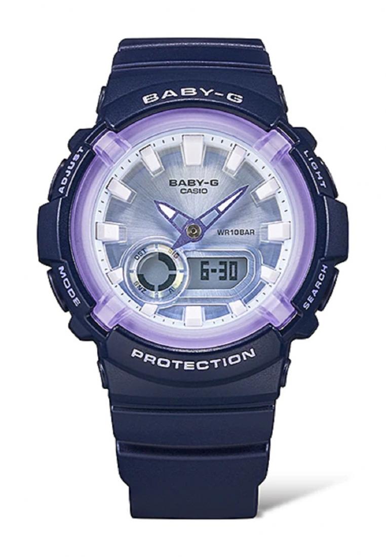 Casio Baby-g BGA-280DR-2A Digital Analog Rubber Strap Watch For Women-Watch Portal Philippines