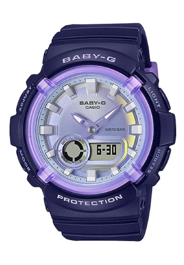 Casio Baby-g BGA-280DR-2A Digital Analog Rubber Strap Watch For Women-Watch Portal Philippines
