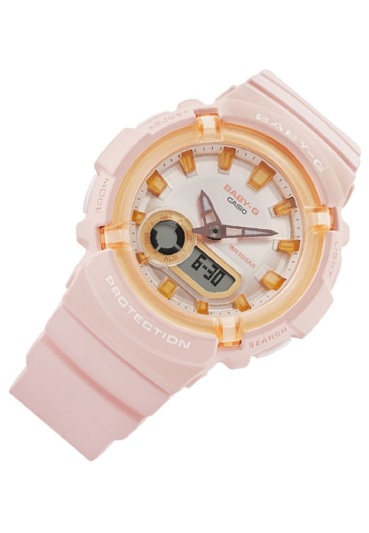 Casio Baby-g BGA-280SW-4A Digital Analog Rubber Strap Watch For Women-Watch Portal Philippines