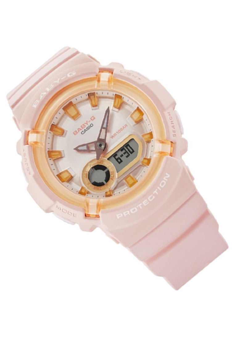 Casio Baby-g BGA-280SW-4A Digital Analog Rubber Strap Watch For Women-Watch Portal Philippines