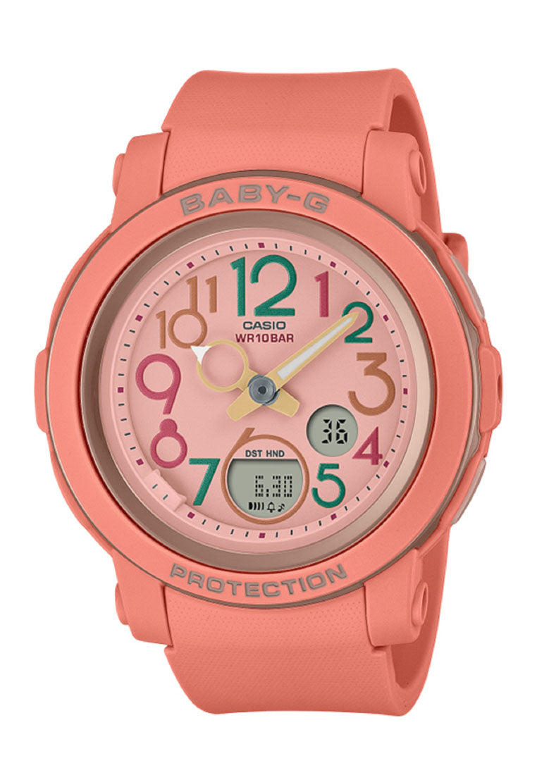 Casio Baby-g BGA-290PA-4A Digital Analog Rubber Strap Watch For Women-Watch Portal Philippines