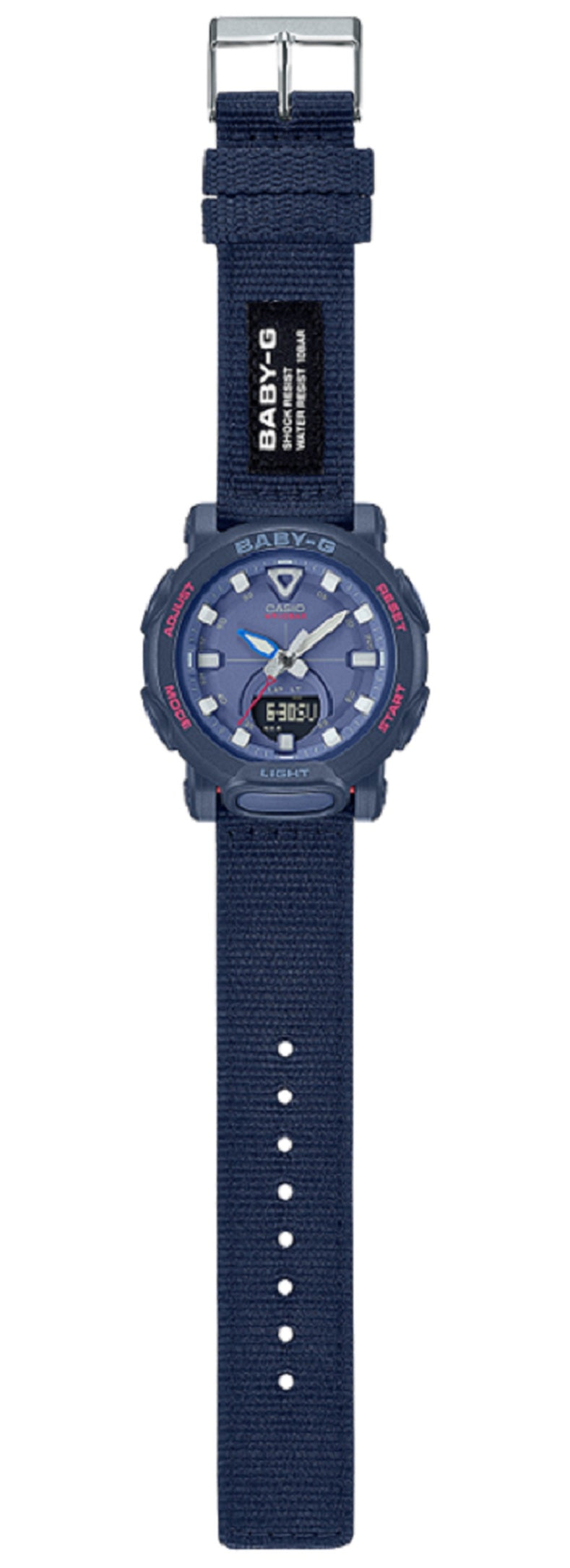 Casio Baby-g BGA-310C-2A Digital Analog Nylon Strap Watch For Women-Watch Portal Philippines