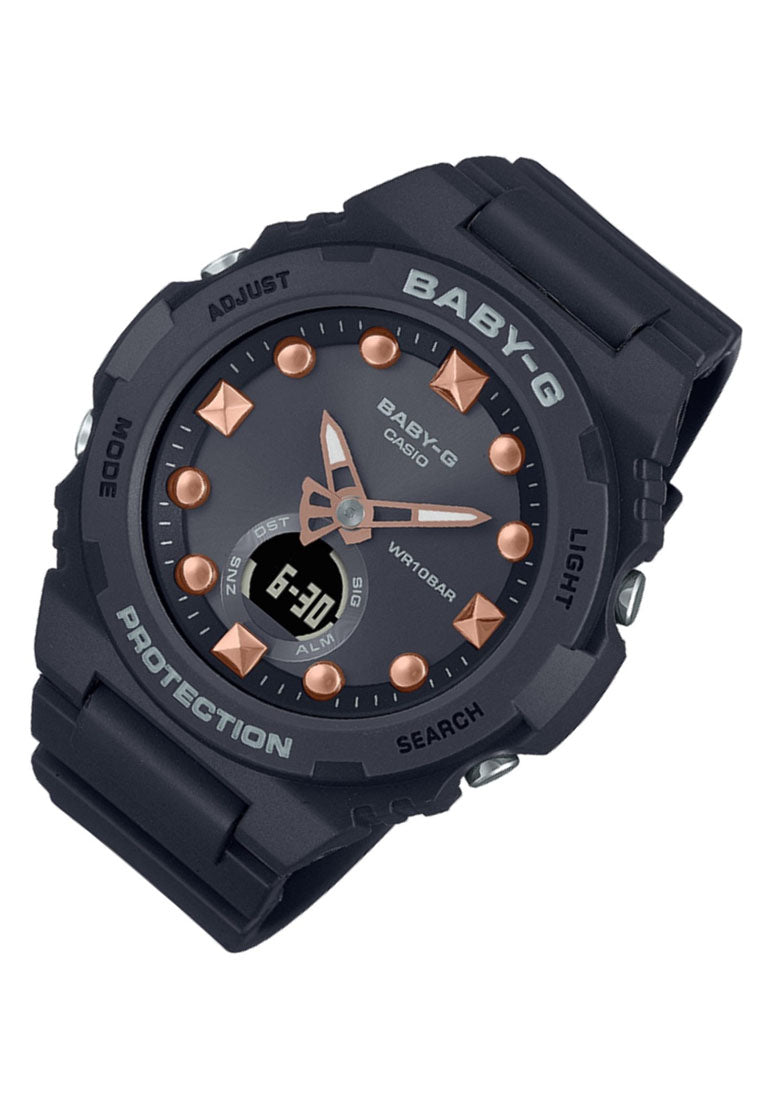 Casio Baby-g BGA-320-1A Digital Analog Rubber Strap Watch For Women-Watch Portal Philippines