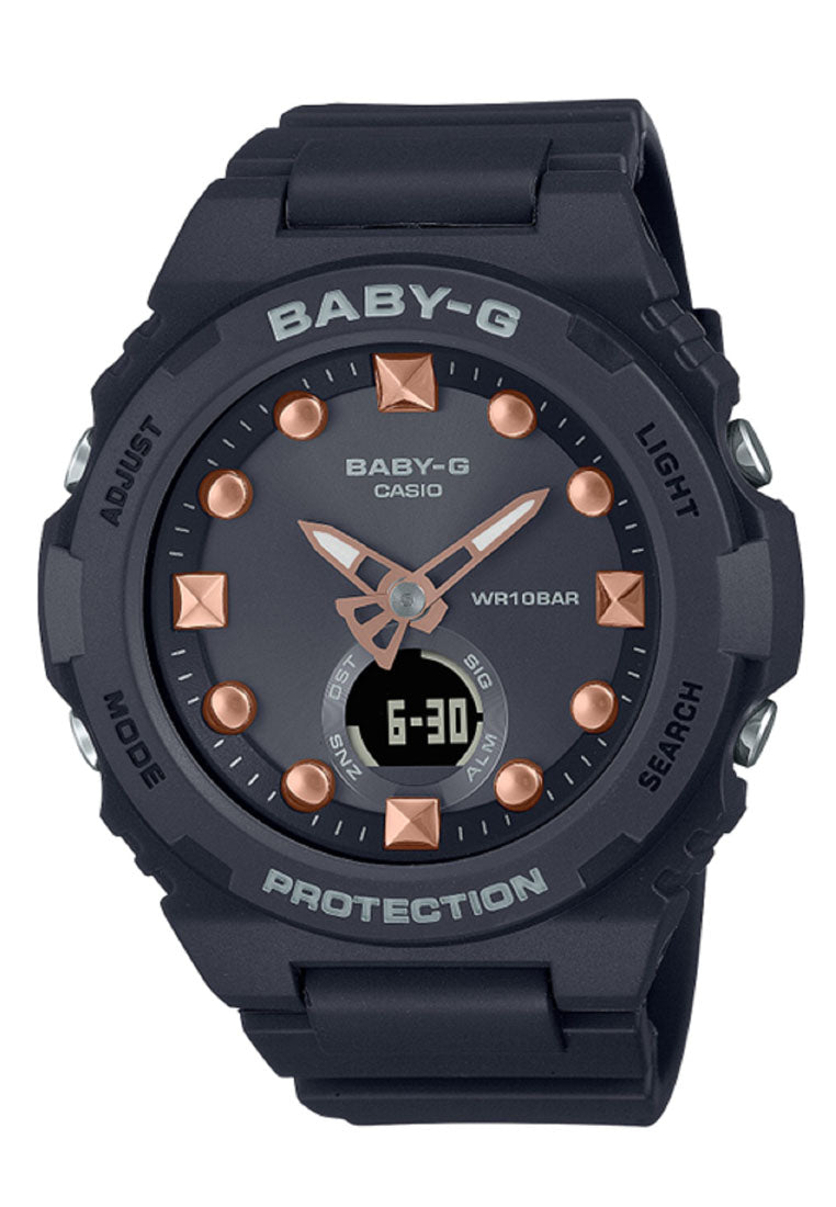 Casio Baby-g BGA-320-1A Digital Analog Rubber Strap Watch For Women-Watch Portal Philippines