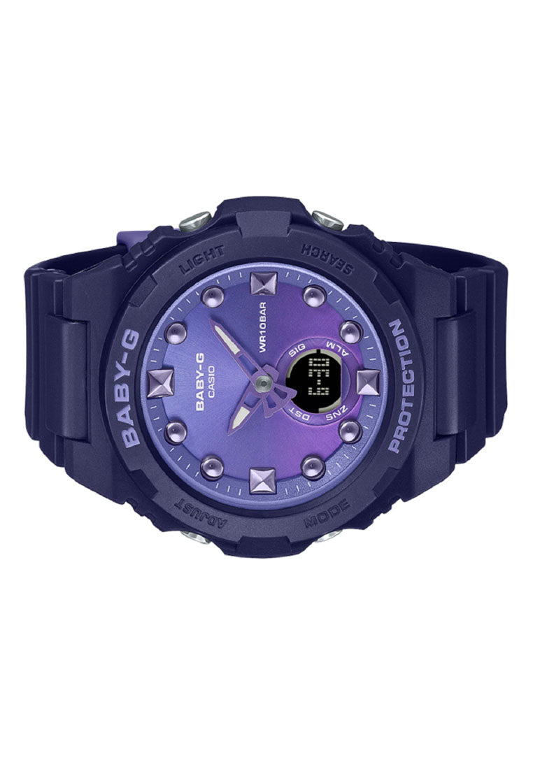 Casio Baby-g BGA-320-2A Digital Analog Rubber Strap Watch For Women-Watch Portal Philippines