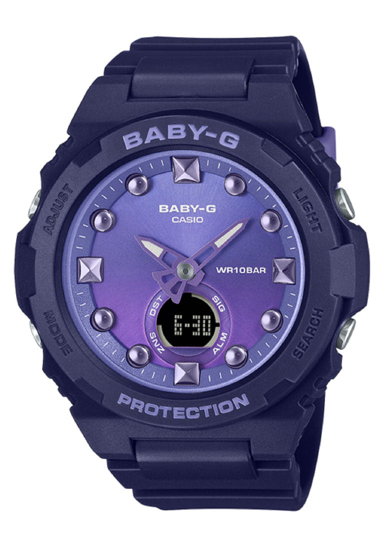 Casio Baby-g BGA-320-2A Digital Analog Rubber Strap Watch For Women-Watch Portal Philippines