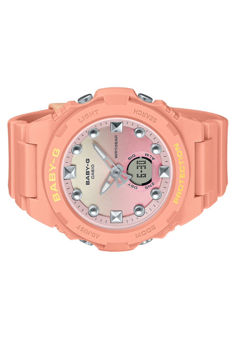 Casio Baby-g BGA-320-4A1 Digital Analog Rubber Strap Watch For Women-Watch Portal Philippines