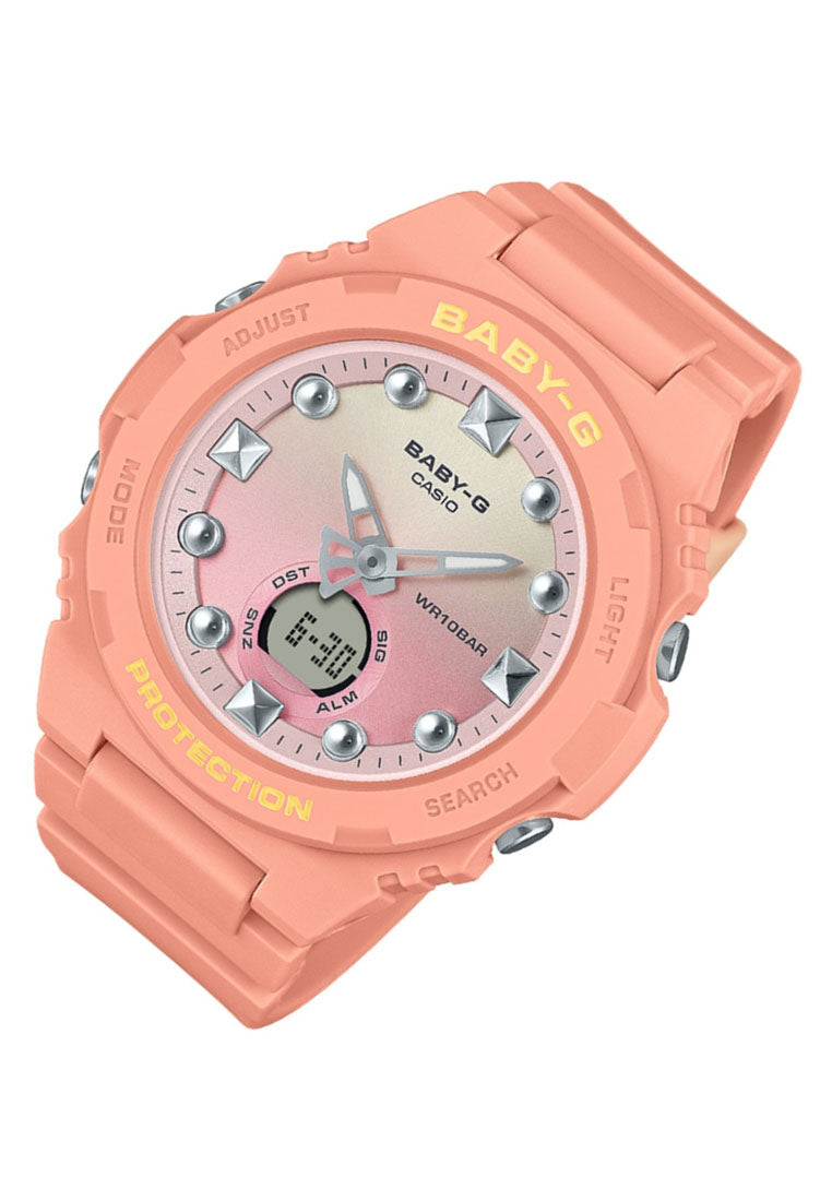 Casio Baby-g BGA-320-4A1 Digital Analog Rubber Strap Watch For Women-Watch Portal Philippines
