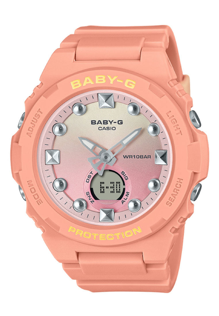 Casio Baby-g BGA-320-4A1 Digital Analog Rubber Strap Watch For Women-Watch Portal Philippines