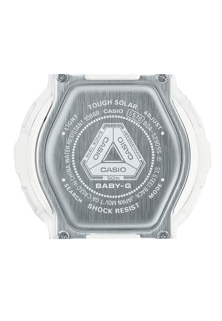 Casio Baby-g BGA-S290SS-2A 50th Anniversary Digital Analog Rubber Strap Solar Watch For Women-Watch Portal Philippines