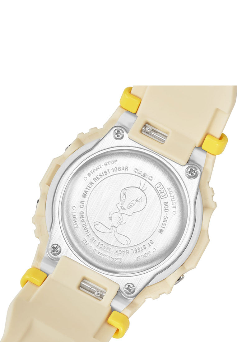 Casio Baby-g BGD-565TW-5DR Tweety Digital Rubber Strap Watch for Women-Watch Portal Philippines