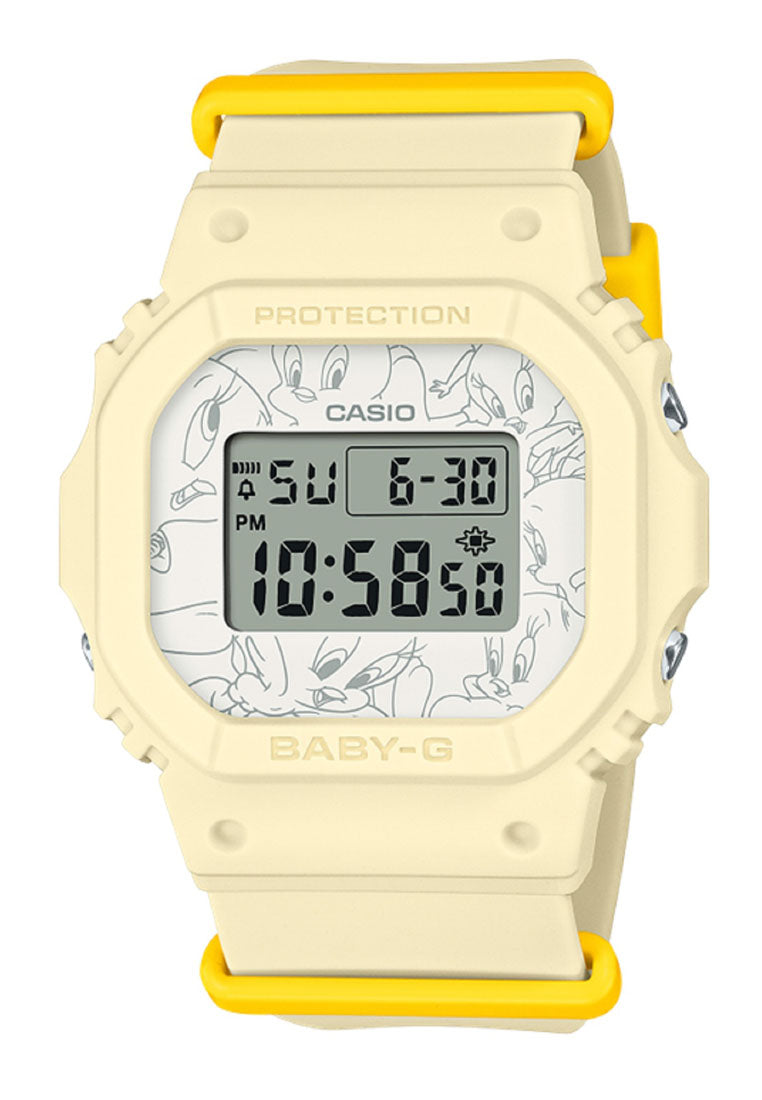 Casio Baby-g BGD-565TW-5DR Tweety Digital Rubber Strap Watch for Women