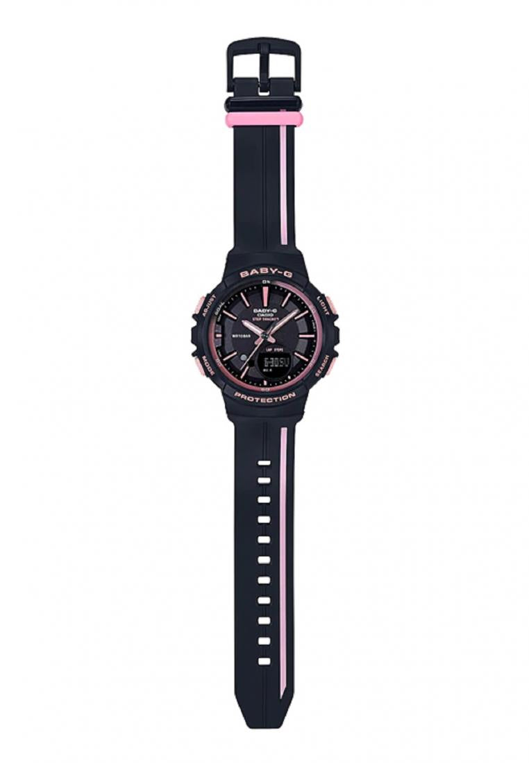 Casio Baby-g BGS-100RT-1A Digital Analog Rubber Strap Watch For Women-Watch Portal Philippines