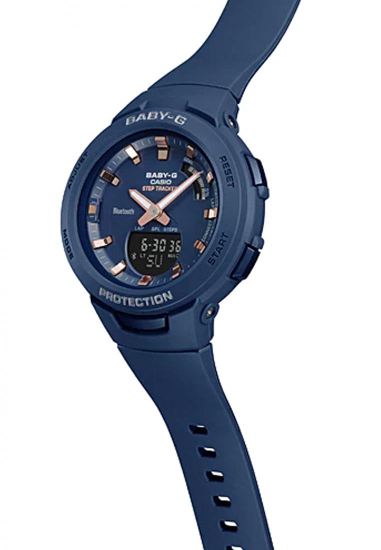 Casio Baby-g BSA-B100-2A Bluetooth Digital Analog Rubber Strap Watch For Women-Watch Portal Philippines