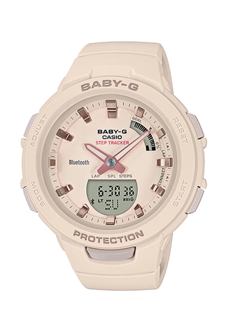 Casio Baby-g BSA-B100-4A1 Bluetooth Digital Analog Rubber Strap Watch For Women-Watch Portal Philippines