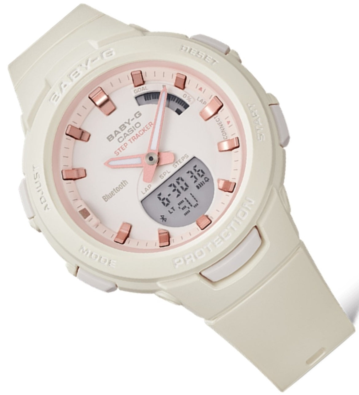 Casio Baby-G BSA-B100CS-7A G-Squad Smartphone Link Watch For Women-Watch Portal Philippines