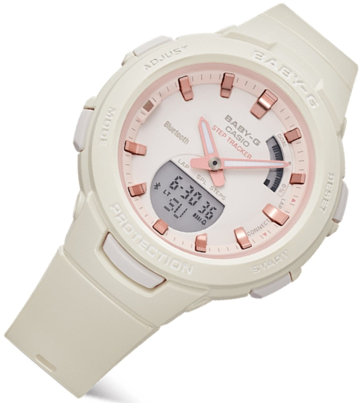 Casio Baby-G BSA-B100CS-7A G-Squad Smartphone Link Watch For Women-Watch Portal Philippines