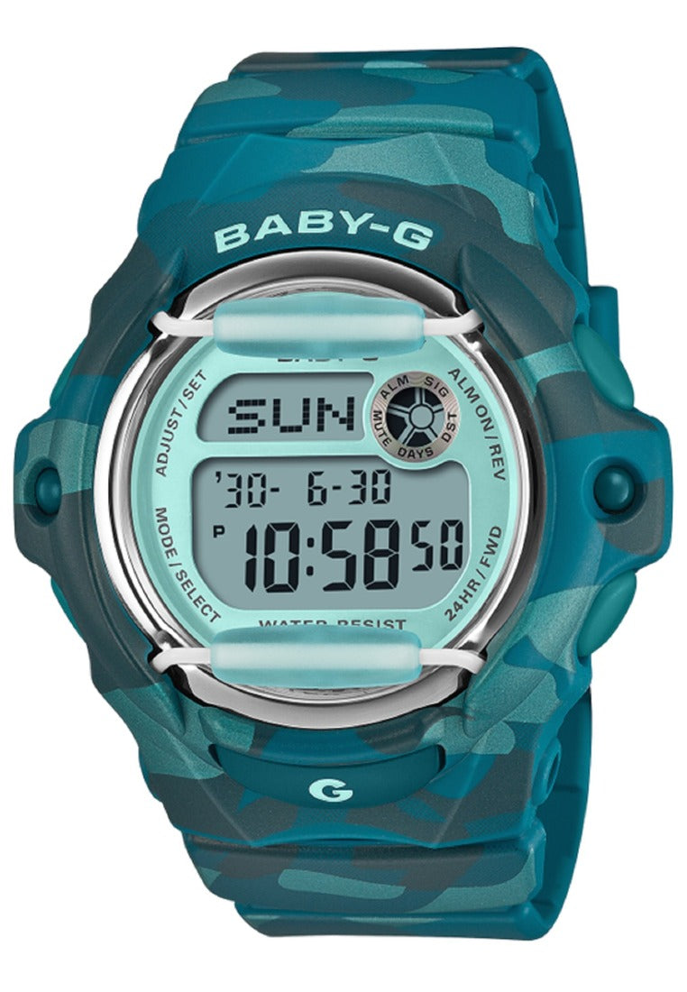 Casio Baby-g "Camo" Digital Rubber Strap Watch for Women BG-169CM-2DR-Watch Portal Philippines
