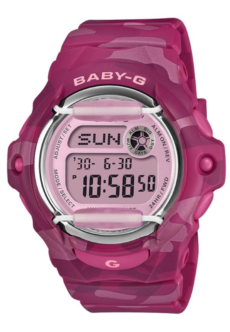 Casio Baby-g "Camo" Digital Rubber Strap Watch for Women BG-169CM-4DR-Watch Portal Philippines