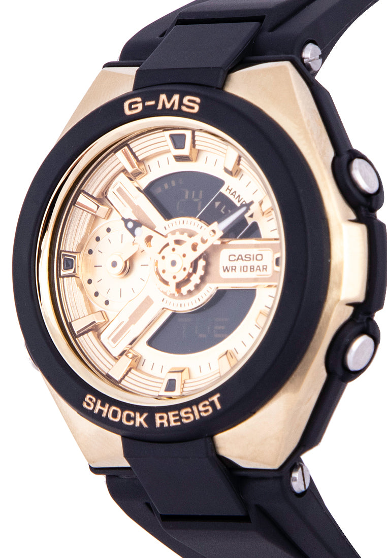 Casio Baby-g MSG-400G-1A2 Solar Digital Analog Rubber Strap Watch For Women-Watch Portal Philippines
