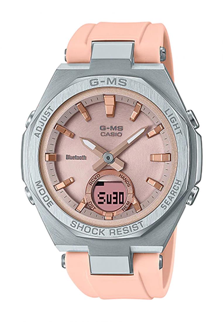 Casio Baby-g MSG-B100-4A Solar Digital Analog Rubber Strap Watch For Women-Watch Portal Philippines