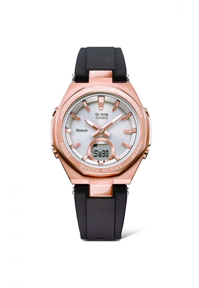 Casio Baby-g MSG-B100G-1A Solar Digital Analog Rubber Strap Watch For Women-Watch Portal Philippines