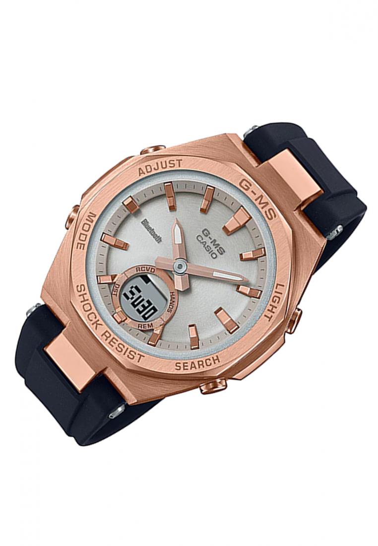 Casio Baby-g MSG-B100G-1A Solar Digital Analog Rubber Strap Watch For Women-Watch Portal Philippines