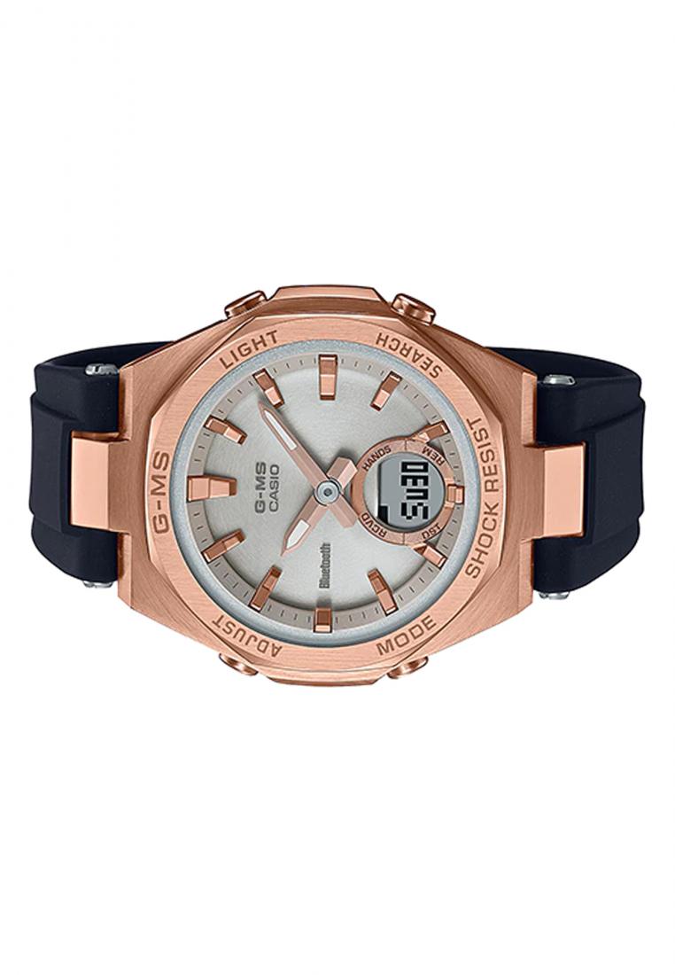 Casio Baby-g MSG-B100G-1A Solar Digital Analog Rubber Strap Watch For Women-Watch Portal Philippines
