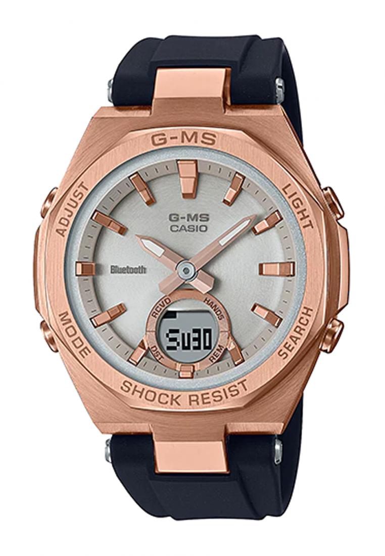Casio Baby-g MSG-B100G-1A Solar Digital Analog Rubber Strap Watch For Women-Watch Portal Philippines