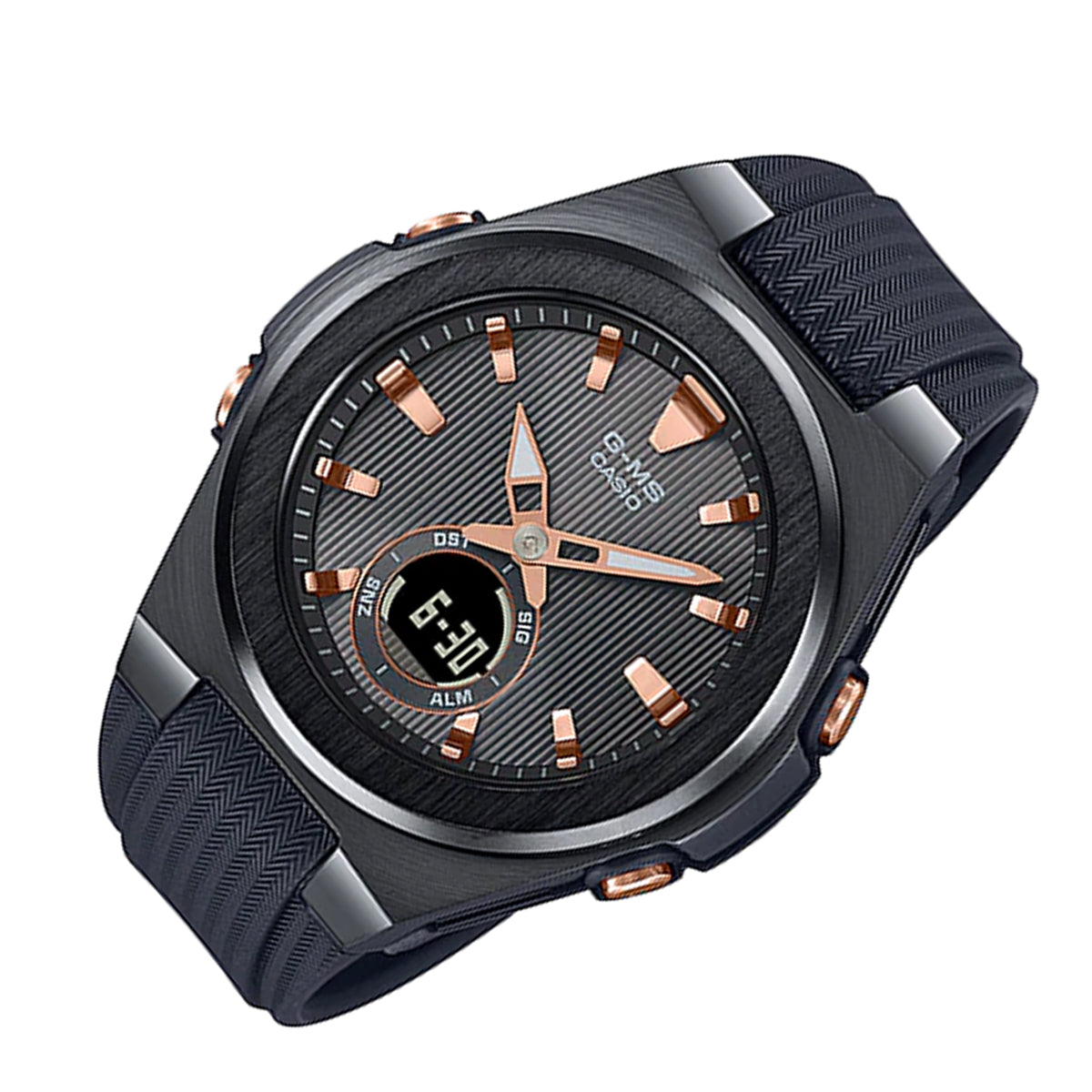 Casio Baby-g MSG-C150G-1A Digital Analog Rubber Strap Watch For Women-Watch Portal Philippines