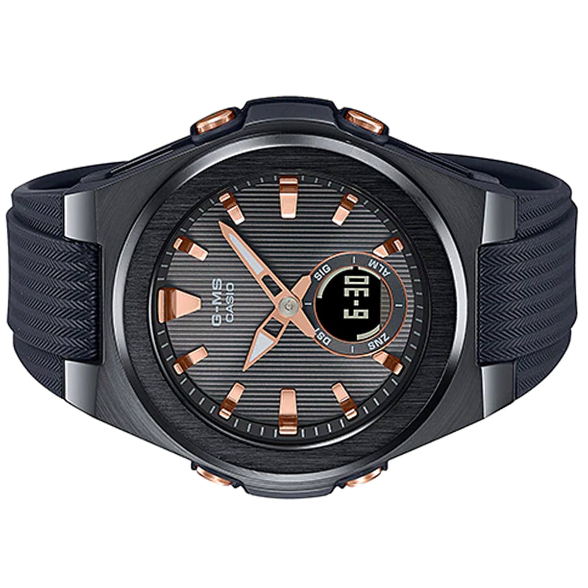 Casio Baby-g MSG-C150G-1A Digital Analog Rubber Strap Watch For Women-Watch Portal Philippines