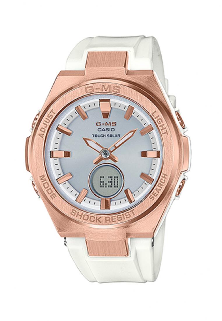 Casio Baby-g MSG-S200G-7A Solar Digital Analog Rubber Strap Watch For Women-Watch Portal Philippines