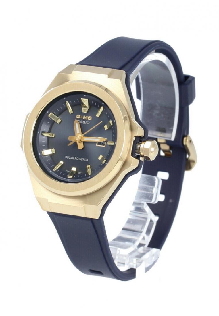 Casio Baby-g MSG-S500G-2A Solar Analog Rubber Strap Watch For Women-Watch Portal Philippines