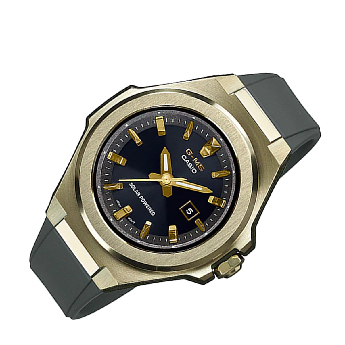 Casio Baby-g MSG-S500G-3A Solar Analog Rubber Strap Watch For Women-Watch Portal Philippines