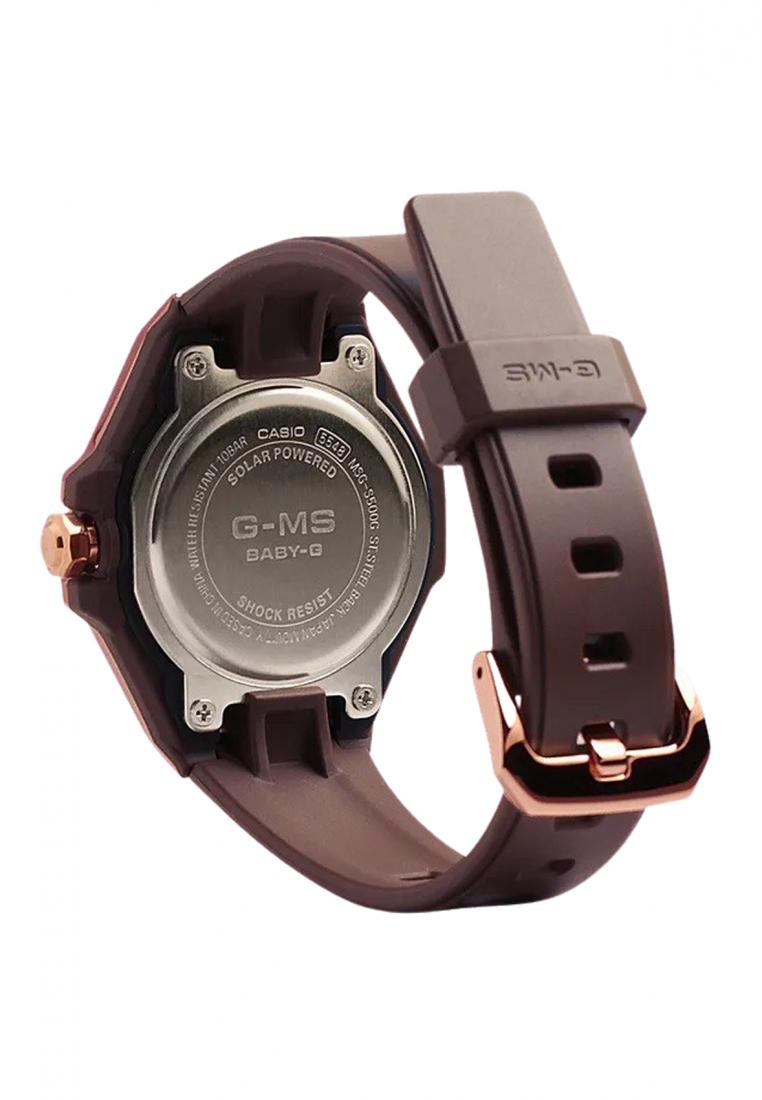 Casio Baby-g MSG-S500G-5A Solar Analog Rubber Strap Watch For Women-Watch Portal Philippines