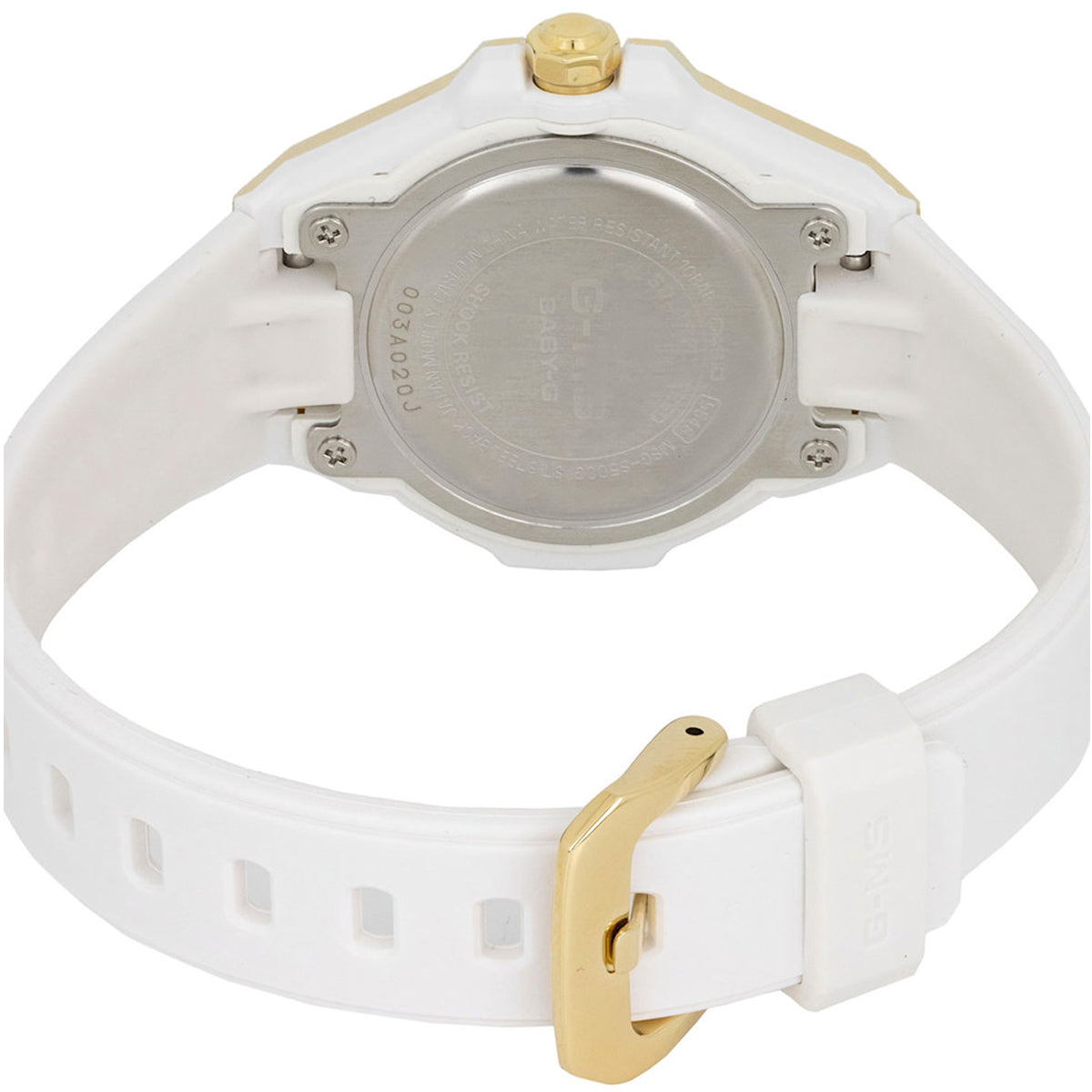 Casio Baby-g MSG-S500G-7A Solar Analog Rubber Strap Watch For Women-Watch Portal Philippines